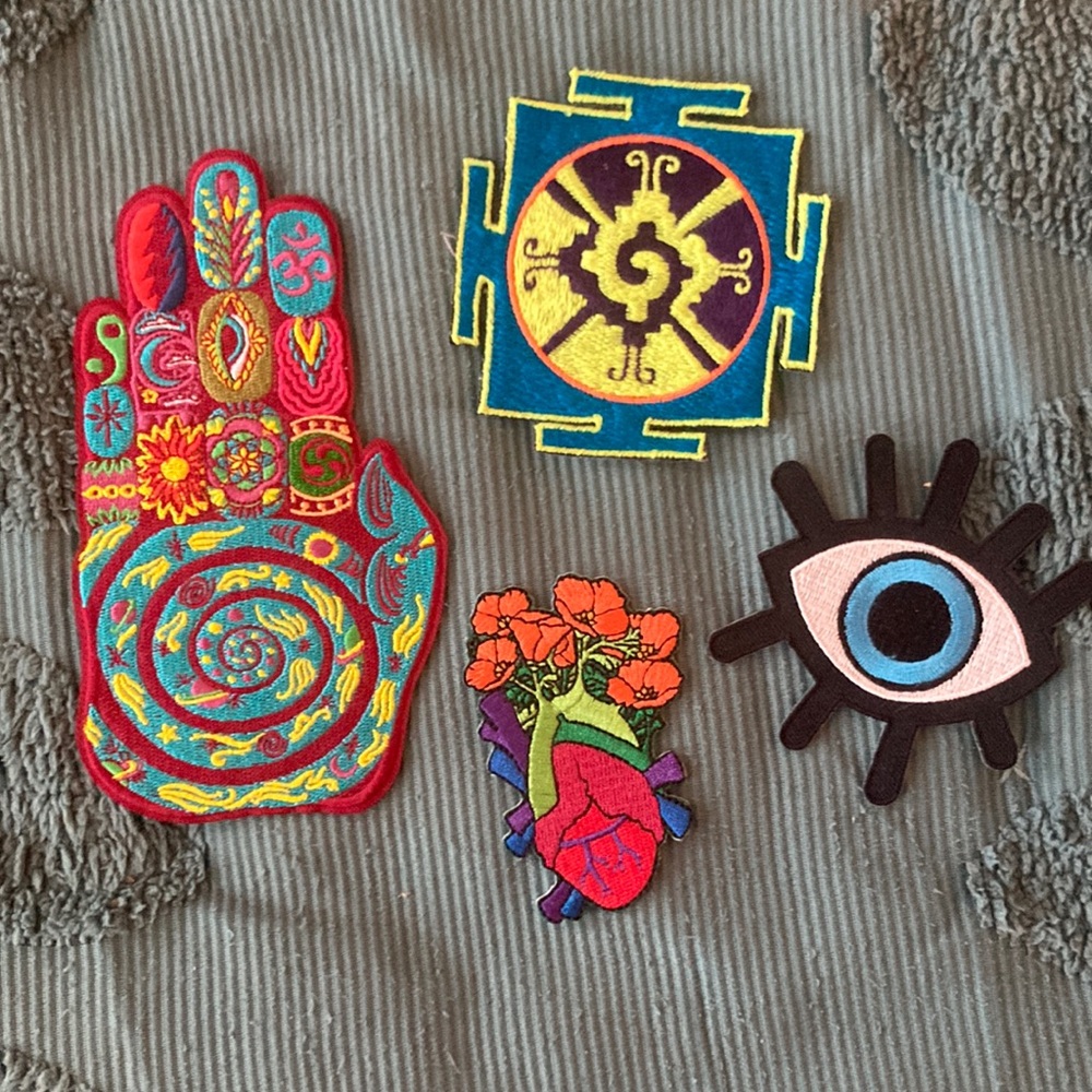 Set of four patches